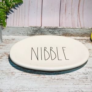 Rae Dunn NIBBLE oval plate